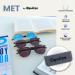Shop Opulize Slim Round Frame Sunglasses - Scratch-Resistant UV400 Tinted Lenses for Men | Spring Hinges & Clear Front | International Shipping Available - Buy Online on GoSupps.com