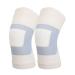 Compression Knee Sleeve Light Gray Elastic Knee Brace Sweat Absorbent Nonslip Breathable for Fitness (M) Genericy3g6nr2boz-11 M M