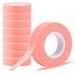 9 Rolls Eyelash Extension Tape Adhesive Fabric lash Tape Breathable Micropore Eyelash Tape PE Lash Tape Makeup Tape for Hooded Eyes Invisible Lash Supplies  Pink  0.5 x 10 Yards/Rolls