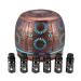 Ominihome Essential Oil Diffuser & Essential Oils, 500ML Diffusers for Essential Oils with 6 Essential Oils Set, Aromatherapy Diffuser for Large Room, Up to 20h Aroma, Teacher Gifts 500ml With Oils