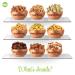 Nuts Gift Basket (9 Assortments) - Holiday Christmas & Birthday Gourmet Platter in White Box - Healthy Kosher Snack Tray for Adults - Buy Online on GoSupps.com