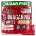 Ashwagandha Gummies for Women & Men - Natural Calm Gummies with Ashwagandha Root Extract Vitamin C Zinc - Ashwagandha Herbal Supplement for Sleep Stress Balance - 60 Vegan Sugar Free Chews 60 Count (Pack of 1)