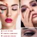 LZYLLS 12 Shades Nude Matte & Shimmer Eyeshadow Palette - Waterproof & Long-Lasting Professional Makeup Palette with Brush (Pearl) - Buy Online on GoSupps.com