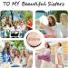 Rose Gold Sister Make Up Compact Mirror - Funny Sisters Gift for Birthday, Christmas & More - Buy Online on GoSupps.com