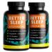 Melatonin sucking tablets 240x - Delicious lemon taste - 1mg melatonin per tablet + magnesium L -theic and glycine - sweetened sugar -free 100% vegan - is enough for 480 applications - Better Sleep lemon 144 g (2 Pack)