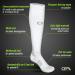 Shop CFA V1 Quality Compression Socks for Men & Women - Ideal for Running Gym Cycling & Recovery - Sustainable Danish Design - 2 Pairs in White - Buy Online on GoSupps.com