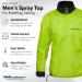 WindRider Waterproof Paddling Sailing Spray Top - Yellow XX-Large | Front Zipper & Shoulder Pocket - Buy Online on GoSupps.com