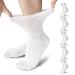 LIN Diabetic & Circulator Socks Women Men  Non-Binding Sock 9-11 10-13 13-15 Edema Neuropathy Lymphedema 6 Pairs