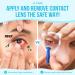 JJ CARE Contact Lens Applicator - 4 Pack Suction Tool for Hard Lenses | Silicone Remover for Gas Permeable Contacts - Buy Online on GoSupps.com