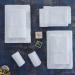 Tuist White Cotton Towel Set - 100% Soft & Absorbent | 2 Bath Towels 4 Hand Towels 2 Guest Towels | International Shipping Available - Buy Online on GoSupps.com