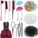 1512Pcs Hair Rubber Bands with Hair Loop Styling Tool  Colorful Small Hair Elastics with Hair Tie Cutter  Topsy Pony Tail Hair Tool  Hair Braiding Tools for Girls Kids Hair Styling Accessories