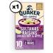 Quaker Indulgent Variety Flavour Sachets | Golden Syrup | Cinnamon | Sultanas Raisins Cranberry & Apple | (30 Sachets Total) - Buy Online on GoSupps.com