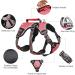 Heele Reflective Dog Crockery & Harness - Durable Comfortable Fit Panic-Resistant Red - Buy Online on GoSupps.com