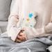 Color Stars Hot Water Bottle with Plush Cover - Bed Warmer for Adults & Kids | 26.5x15.3cm - International Shipping Available - Buy Online on GoSupps.com