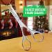 Suvorna Beard and Moustache Scissors for Men - Beard Trimming and Grooming Tool | Facial, Nose, and Hair Scissors - High Carbon Stainless Steel Hairdressing Scissors - Buy Online on GoSupps.com