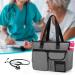 Trunab Nurse Tote Bag with 15.6 Laptop Sleeve - Grey | Work Essential - Buy Online on GoSupps.com