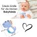 Akuku Dinosaur Baby Bite Ring - BPA Free Silicone Teething Toy for Girls | Cooling Grief Ring & Biting Aid - Buy Online on GoSupps.com