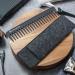 HYOUJIN 601 Black Carbon Wide Tooth Detangling Comb - Heat Resistant - Ideal for Long, Wet, Straighten, Curly Hair - Cutting Set - Buy Online on GoSupps.com