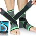 Beister 1 Pair Ankle Brace Compression Support Sleeve for Women and Men Elastic Sprain Plantar Fasciitis Foot Socks for Injury Recovery Joint Pain Achilles Tendon Heel Spurs XL Gray & Green
