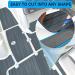 HZCHIONE Boat Flooring 94x45/35/16"  EVA Foam Boat Decking Faux Teak Marine Carpet Boat Flooring Non-Slip Self-Adhesive Foam Boat Floor Mat Rolls Sheet for Motorboat RV Yacht Kayak Sea Deck Helm Pad 94.5x35.4" A-Dark Grey with Blue Seam - Buy Online on GoSupps.com