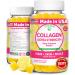 Collagen Gummies for Women and Men with Biotin Zinc Vitamin C and E - Anti Aging, Hair Growth, Skin Care & Strong Nails Protein Collagen Supplements - Non-GMO, Gluten Free - 60 Collagen Gummy Vitamins 60 Count (Pack of 1) 