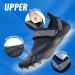 Ashion Kids Barefoot Shoes | Dark Blue Aquasque Fitness & Water Shoes 38 EU | Ideal for Beach & Swimming - Buy Online on GoSupps.com