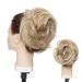 80g Large Hair Tie Extensions for Messy Bun Updos - Voluminous Real Hair Look in Ash Blonde - Buy Online on GoSupps.com