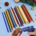 ENPOINT 8 Colored Hot Glue Sticks - 0.27 x 8 Mini Size Bulk Adhesive Sticks for Crafting & Repair - 36 Pack - Buy Online on GoSupps.com