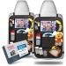 Protex Premium 2 Series Backrage Protection Auto Children Auto Back Seat Organizer Auto Organizer Water -repellent rear seat saver children with tablet compartment (black) black 2 Set