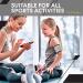 Diabetes Arm Band for Insulin Pod Monitoring Systems - White L-XL - Protects Omnipod, Dexcom, Freestyle Libre - Sports Arm Band with Replaceable Adhesive Tape - Buy Online on GoSupps.com