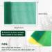 QOPAHI African Exfoliating Net Sponge - 2-in-1 Body Shower Scrubber - Nylon Back Scrubber - Skin Smoother - Daily Use - 80x30cm - Yellow + Green - Buy Online on GoSupps.com