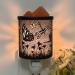 Wax warmer to insert wax warmer candle wax burner candlestick candlestick candlestick for home office decoration and gifts for vacation (dragonfly/butterfly) 02-butterfly