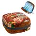 GIAPB Period Bag Sanitary Napkin Storage Bag Period Pouch Travel Makeup Bag Xmas Thanksgiving Day Turkey Color4087