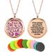 AZNECK Family Tree of Life Essential Oil Diffuser Necklace Personalized Women Aromatherapy Locket Pendant for MOM Gift