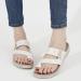 Ecetana Women's Arch Support Slide Sandals - Orthopedic Comfort Summer Sandals | White, Size 9 - Buy Online on GoSupps.com