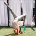 Prosource Fit Yoga Wheel 12 - Improve Poses, Backbends, Flexibility, Balance, Relaxation - Black/White or Black/Green - Buy Online on GoSupps.com