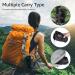 EASYXQ Collapsible Coffee Cup 16oz - Leak Proof BPA Free Silicone Folding Camping Cup for Hiking - Portable Travel Mug with Lid (Black) - Buy Online on GoSupps.com