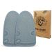 2 pcs Exfoliating Gloves for Bath Shower - Body Exfoliating Scrub Gloves Mitts Exfoliate Arms Legs Face Dead Skin Peeling Grey