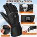 LYSHION Heated Gloves - Rechargeable Electric Waterproof Ski Gloves for Men and Women - X-Large Black - Buy Online on GoSupps.com