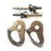 Fixe 316 Stainless Steel 3/8 Bolt Hanger & 304 SS 3/8 x 2 3/4 Wedge Bolt Combo - 2 Pack