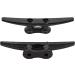 QPURO 6-Inch Black Cast Iron Dock Cleat 5-Pack for Boats - Marine Deck Rope Cleats for Nautical Decor - Buy Online on GoSupps.com