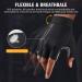 FREETOO Women's Weight Lifting Gloves - Well-Padded Palm, Rubber Grip, Breathable & Lightweight - Black, Small - Buy Online on GoSupps.com
