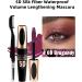 Burgundy Mascara Waterproof Tubing Mascara Volume and Length Voluminous Colored Mascara for Eyelashes Long Lasting Smudge-proof Lengthening Colorful Mascara with Silk Fiber No Flaking or Clumping - Buy Online on GoSupps.com