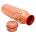 Hanzla Collection Leak Proof Pure Copper Hammered Drinking Water Bottle Ayurveda Yoga Benefits