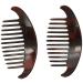 Caravan Large Interlocking Comb Pony Tortoise Shell Pair - 2 Count - Buy Online on GoSupps.com