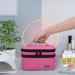 LUXJA Nail Polish Carrying Case - Pink | Holds 20 Bottles (15ml) | Portable Organizer Bag for Manicure Set - Buy Online on GoSupps.com