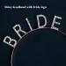 Golden Sparkling Rhinestone Bride Headband - Azure Zone Crystal Crown for Bachelorette Party - Buy Online on GoSupps.com