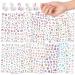 Konsait Unicorn Nail Stickers Decals (1200 Designs), Self Adhesive 3D Nail Art Stickers Unicorn Rainbow Diamond Nail Tips Decorations Manicure Decor for Kids Girls Birthday Party Favor Nail Salon Gift
