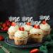 Ercadio 24 Pack Snowflake One Cupcake Toppers Silver Glitter Winter Snowflake 1st Cupcake Toppers Snowflake One Cupcake Picks for Baby Shower Christmas Theme Party Cake Decor Supplies D-one Silver - Buy Online on GoSupps.com