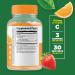 Lifeable Vitamin C 750mg Gummies - Natural Flavor Immune Support Supplement for Adults - 90 Vegetarian GMO-Free Chewables - Buy Online on GoSupps.com